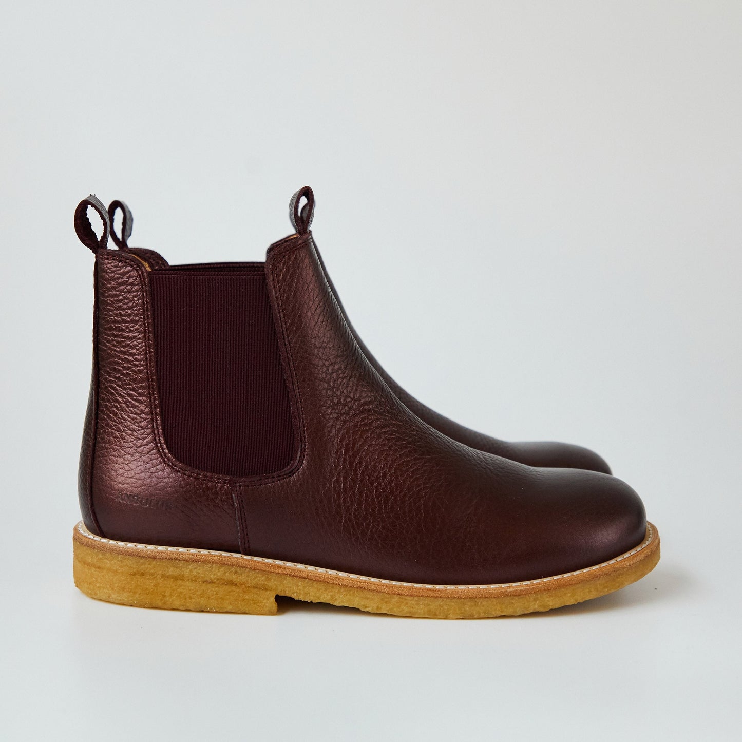 Angulus Classic Chelsea Boots - Bordeaux Shine