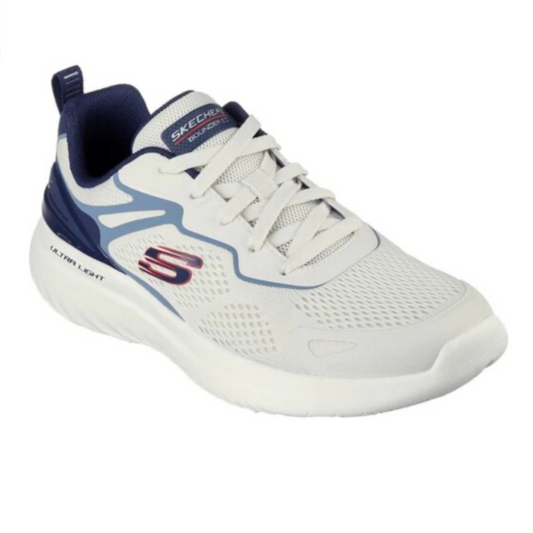 Skechers Bounder 2.0 Andal White/Navy Adult Trainer