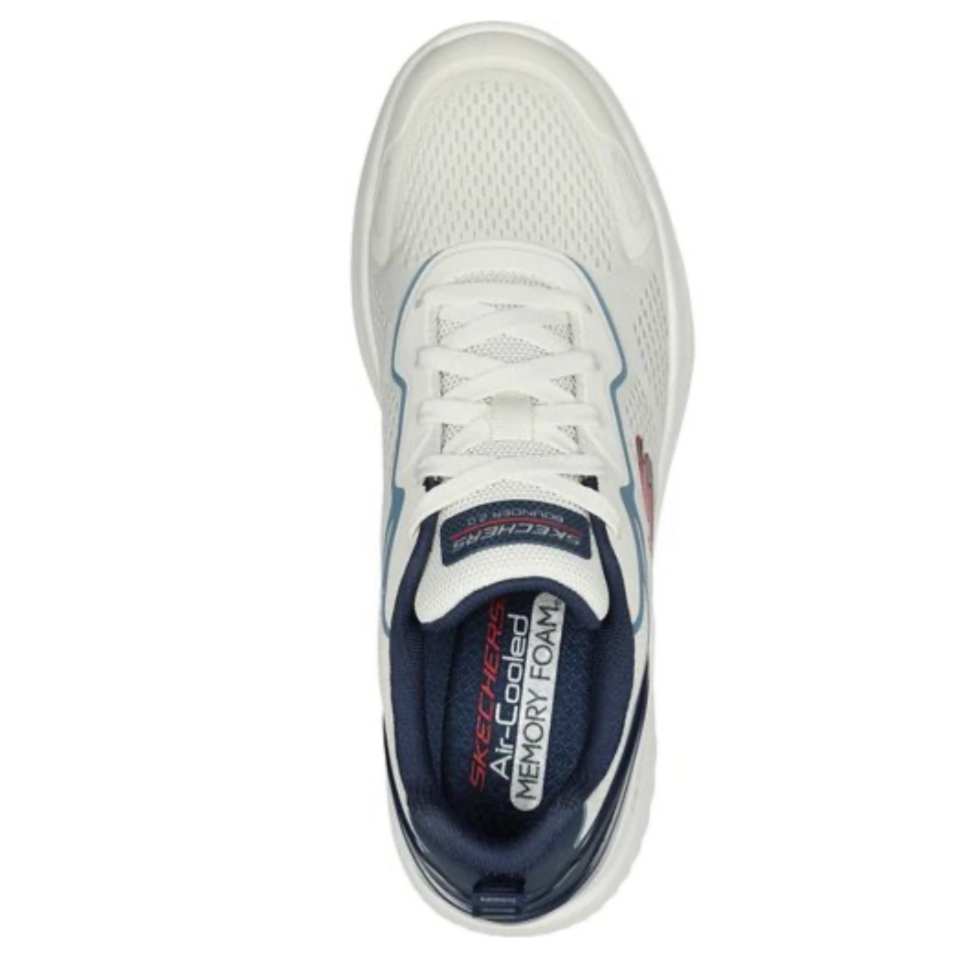 Skechers Bounder 2.0 Andal White/Navy Adult Trainer