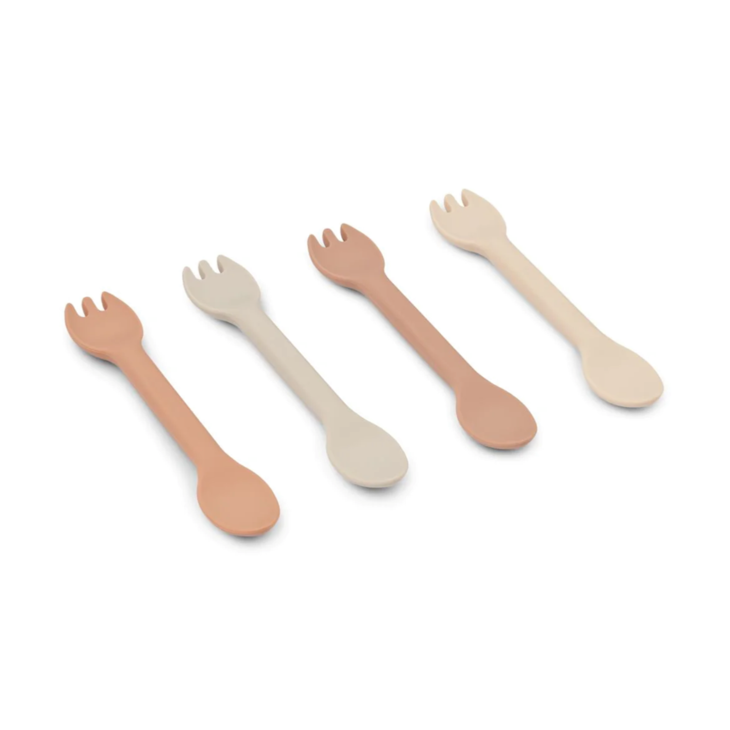 Liewood Jan Silicone Spork Set- 4 Pk