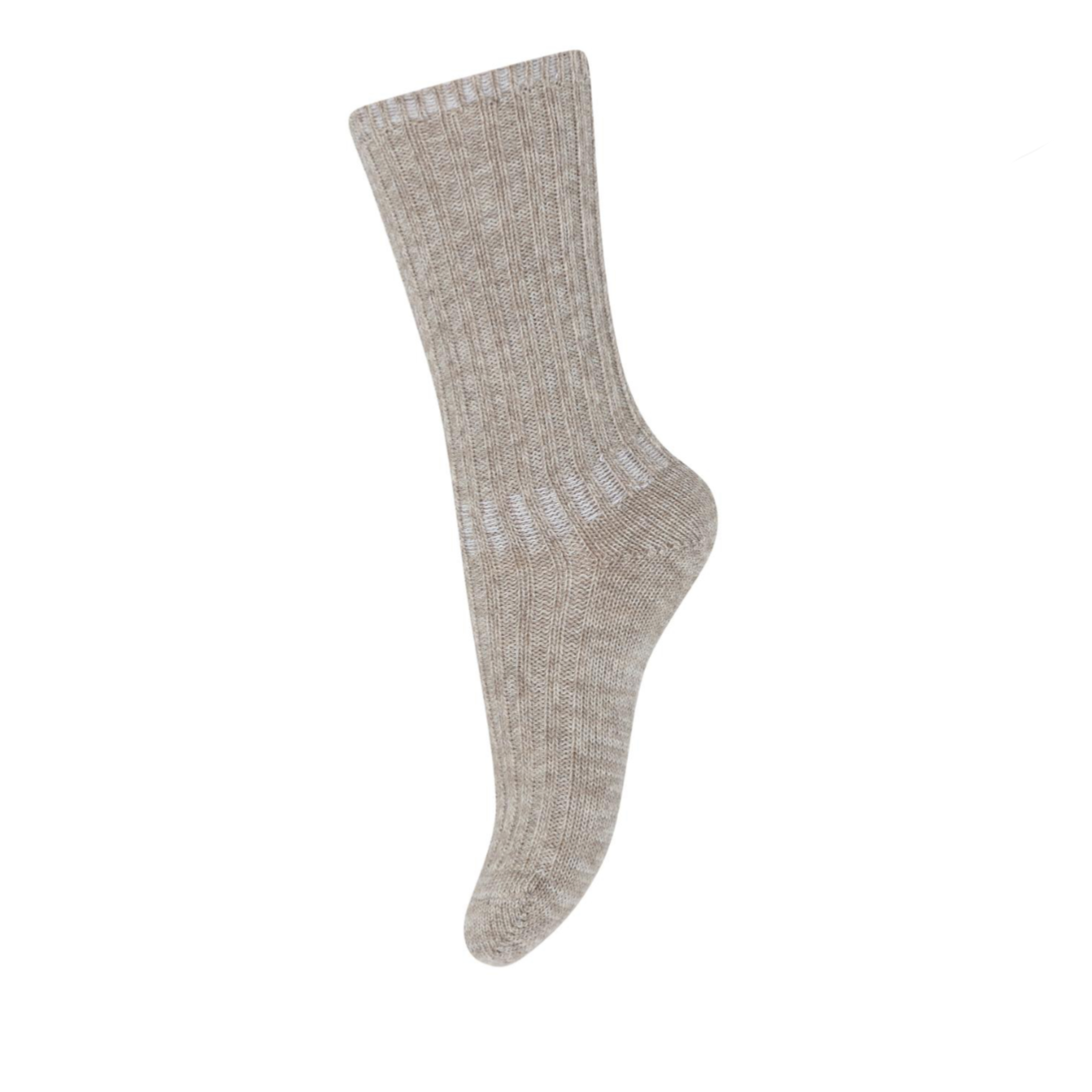 MP Denmark Wool Quinn Socks Light Brown Melange