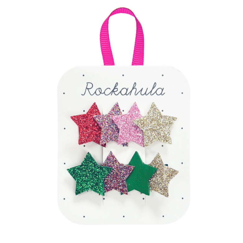 Rockahula Jolly Glitter Star Clips