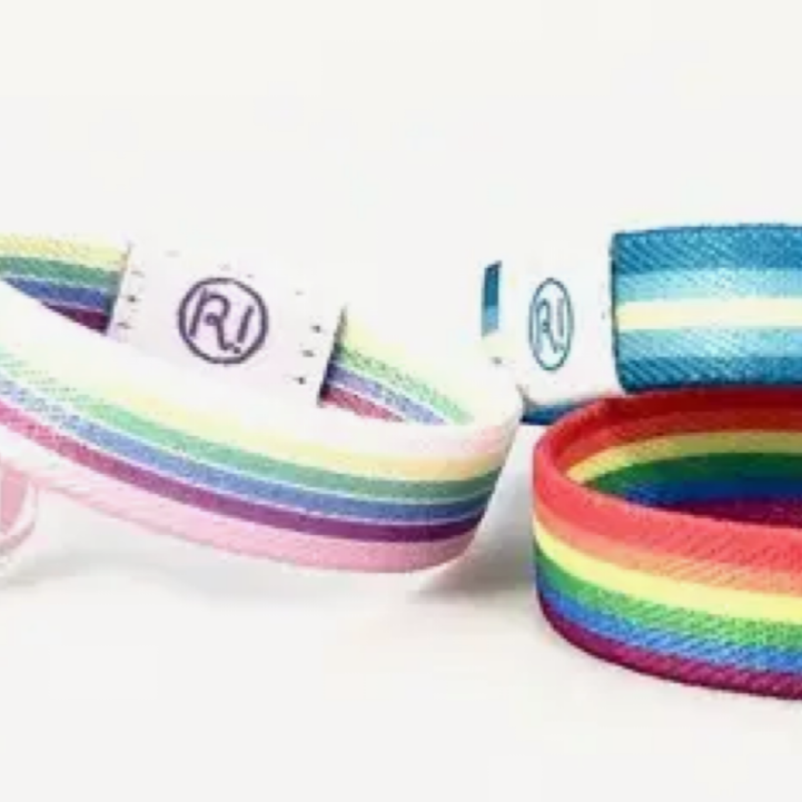 Ratatam Blue Striped Elastic Bracelet