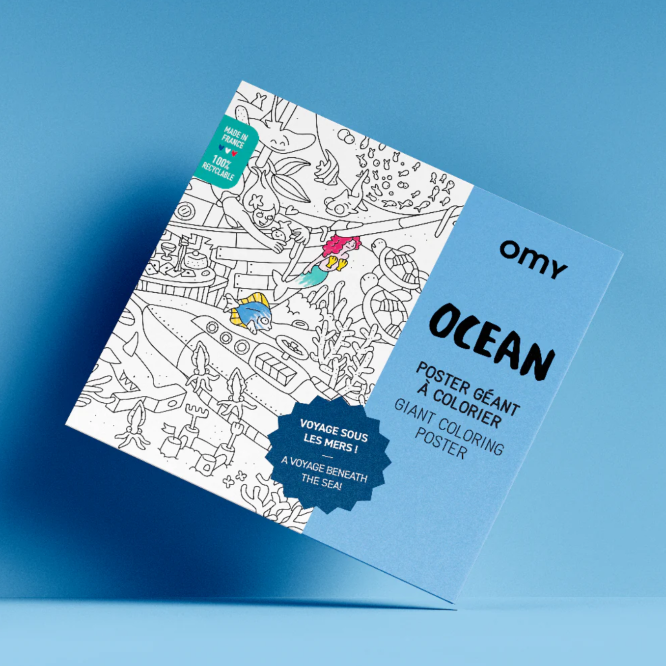 OMY  Ocean  - Giant Colouring Poster