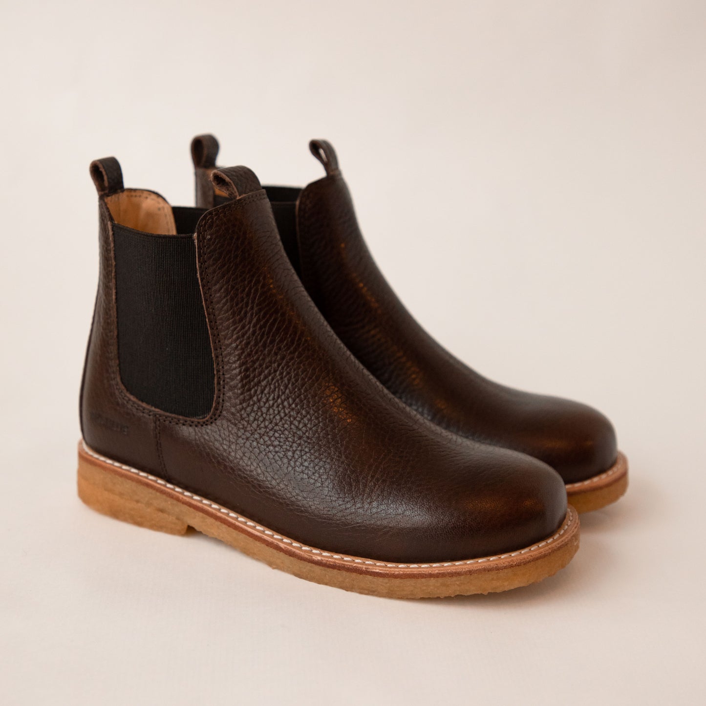 Angulus Chelsea Boots Dark Brown Leather