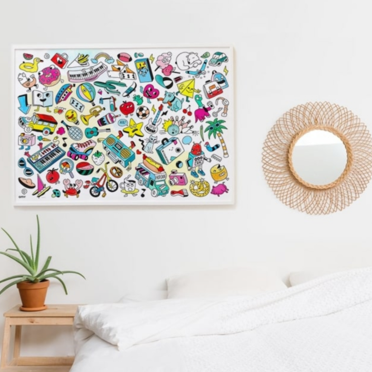 OMY Baby Pop Art - Giant Colouring Poster