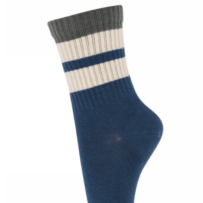 MP Denmark Frej Socks Blue Melange