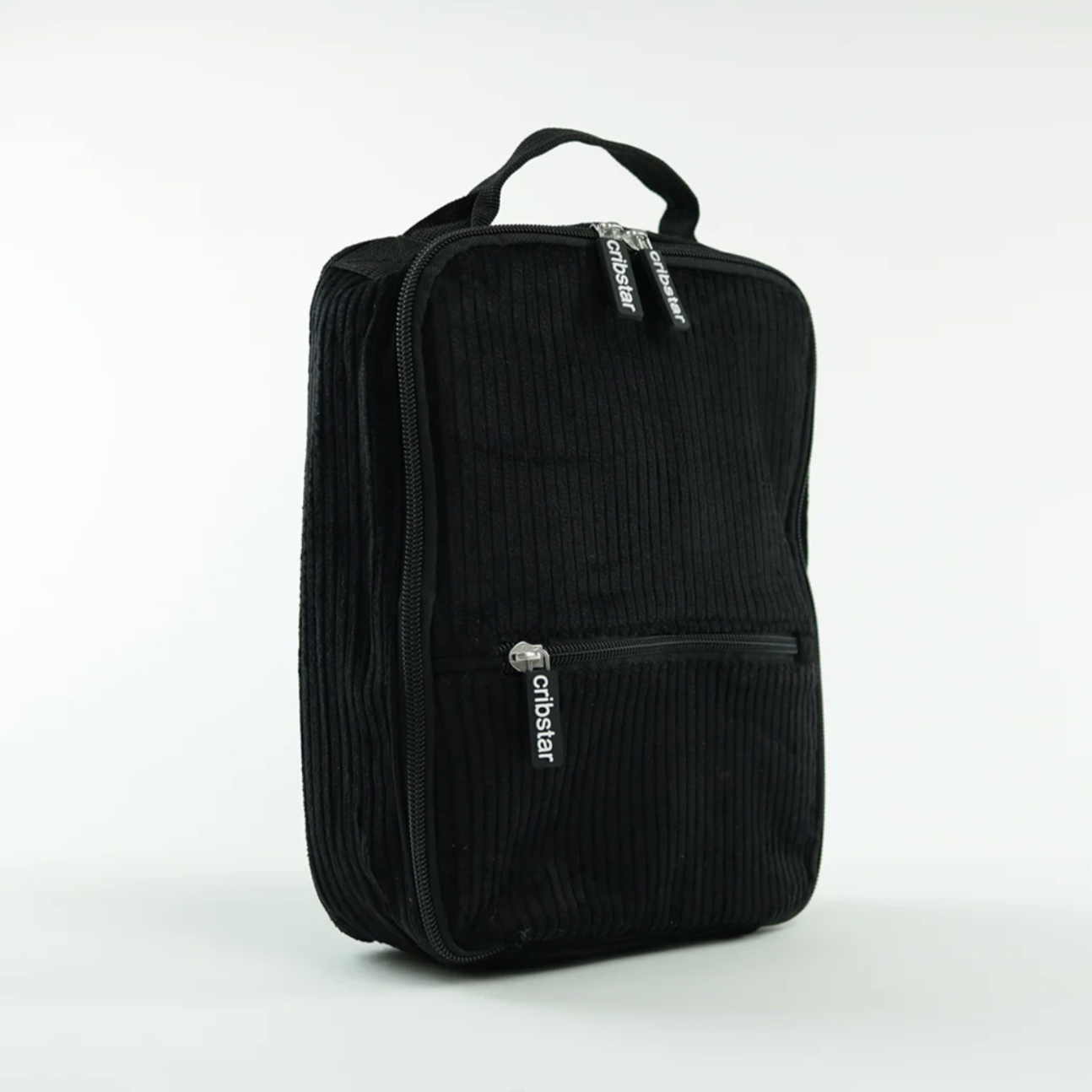 Cribstar Corduroy Lunch Bag Black