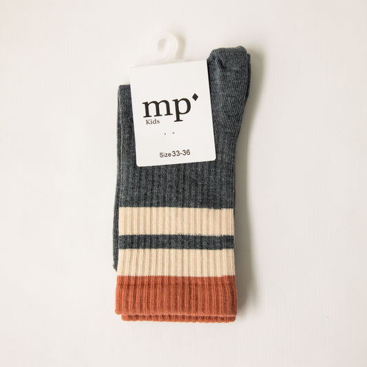 MP Denmark Frej Socks Dark Grey Melange