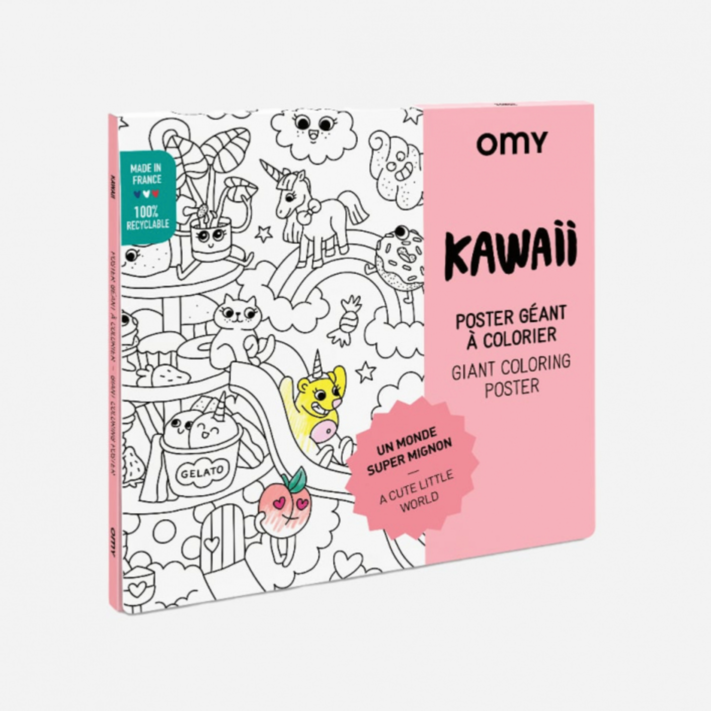 OMY Kawaii - Giant Colouring Poster