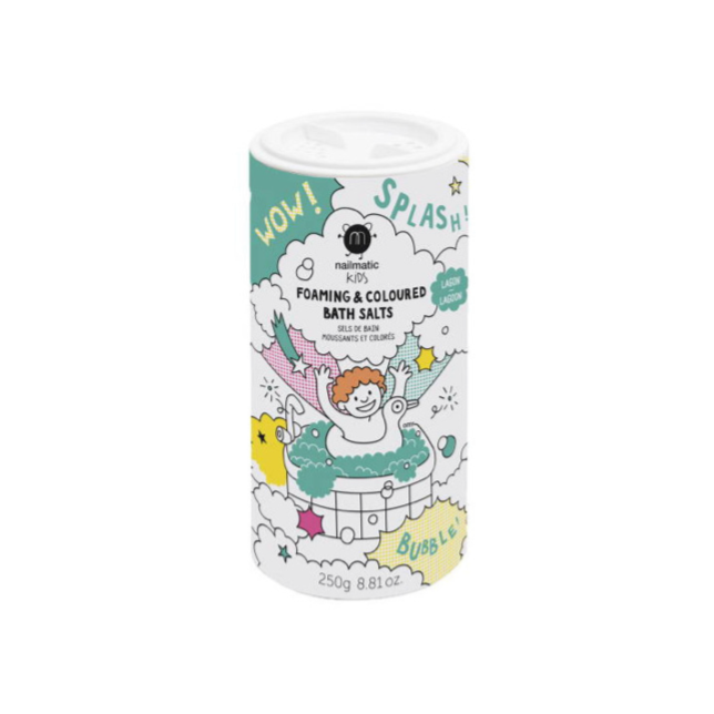 Nailmatic Kids Foaming and Coloured Bath Salts Lagoon