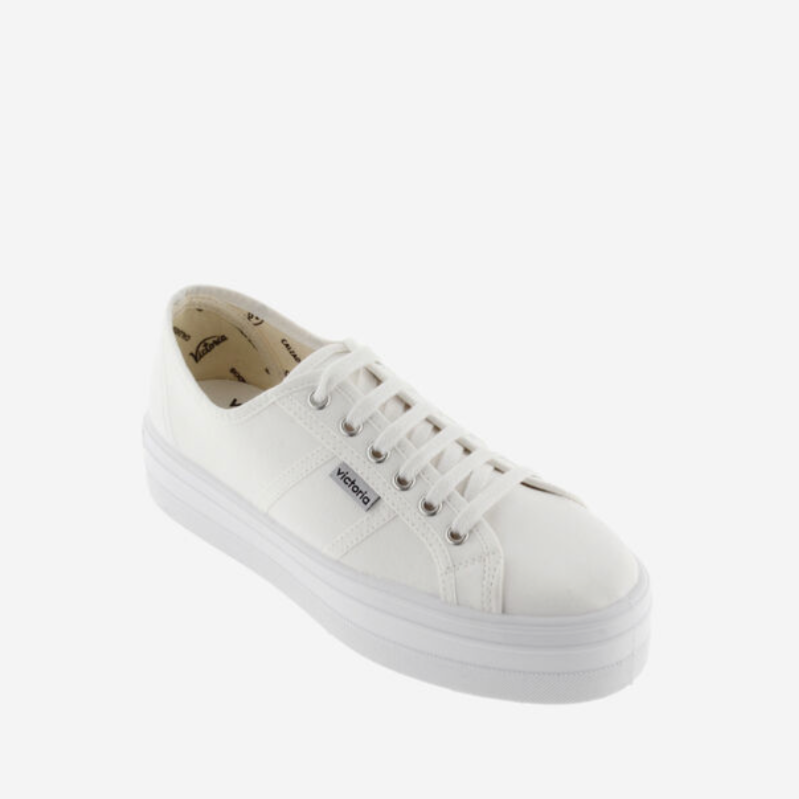 Victoria Barcelona Flatform White Blanco