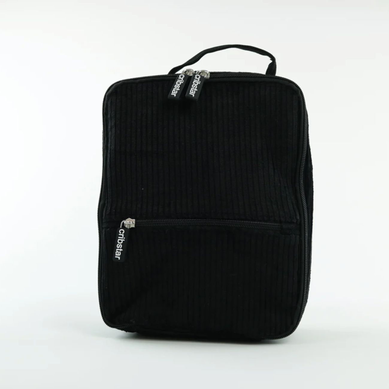 Cribstar Corduroy Lunch Bag Black