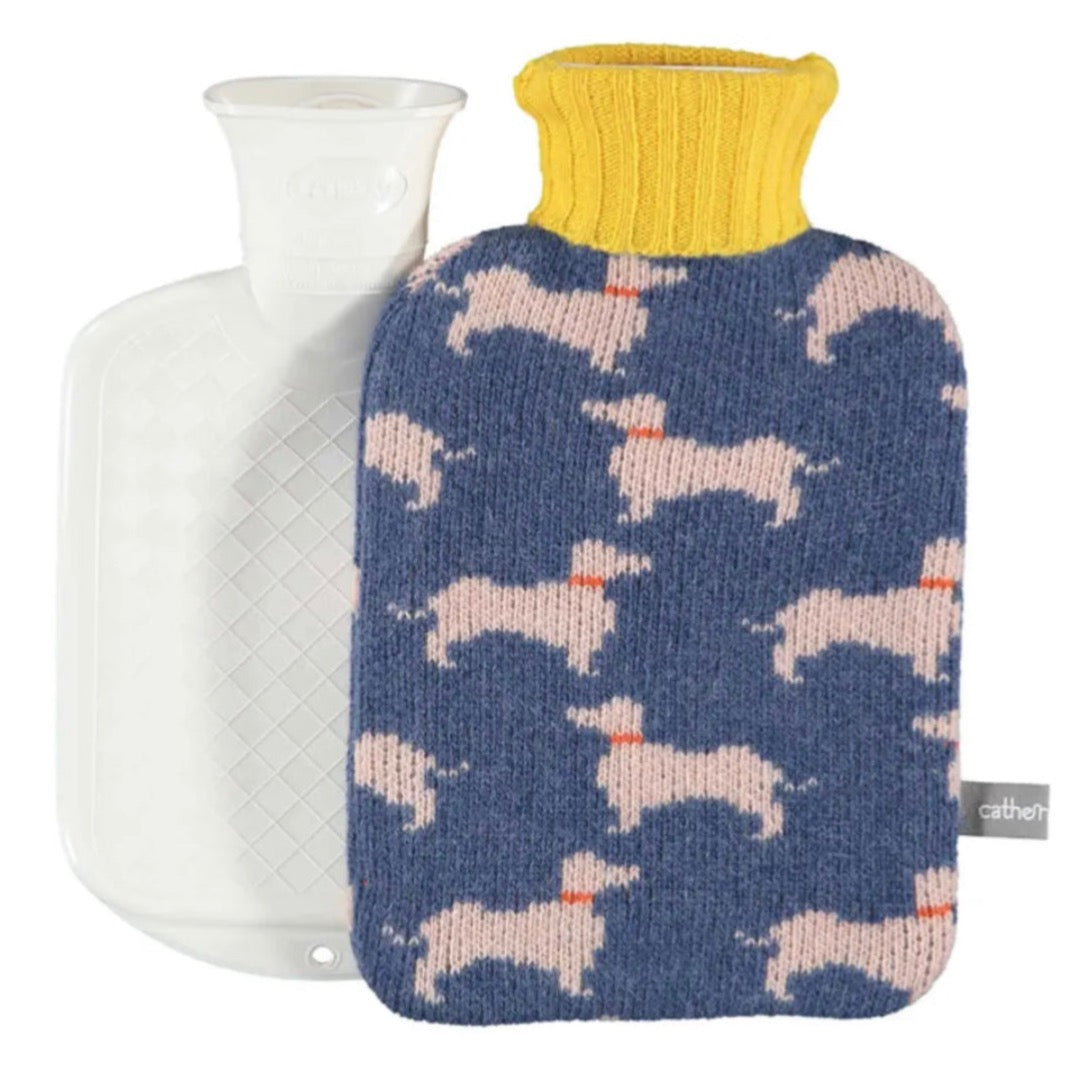 Catherine Tough Mini Hot Water Bottle Set Sausage Dog